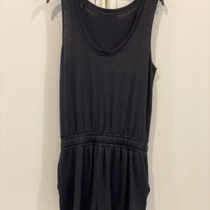 Wilfred black cotton romper